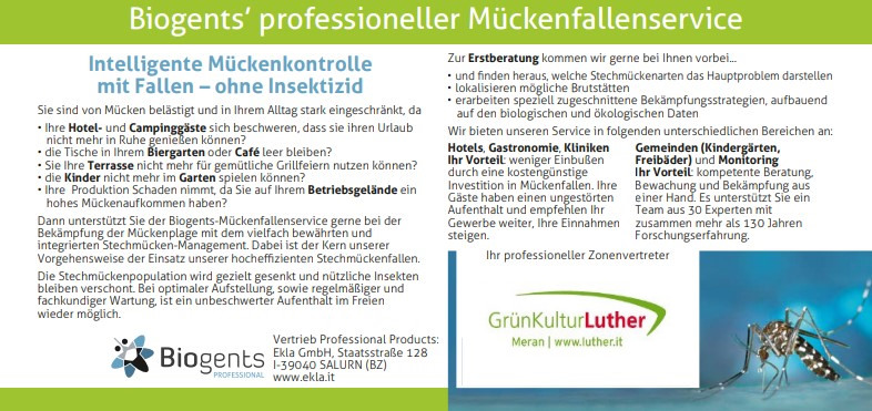 biogents professioneller mueckenfallenservice GruenKultur Luther